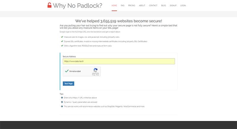 How to check if your site is HTTPS ready.